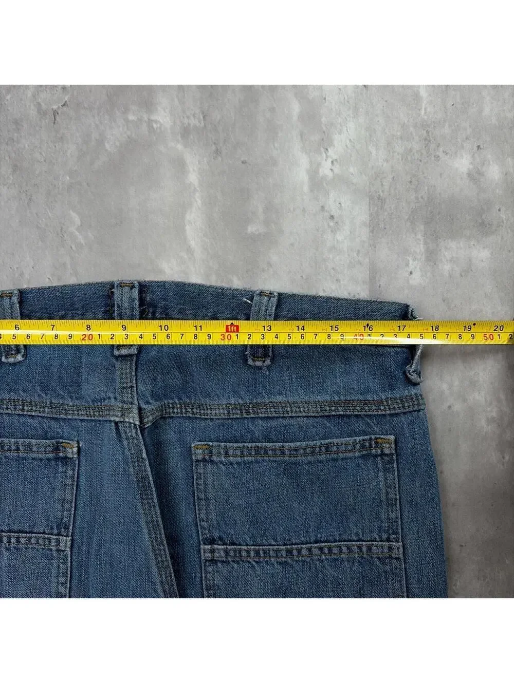 Vintage Blue Lee Grunge Carpenter Distressed Skater Denim Jeans